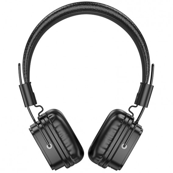 Накладні бездротові навушники Hoco W56 Earl Black