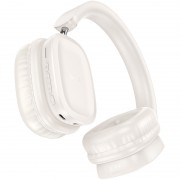 Накладні бездротові навушники Hoco W51 Delightful Milky White