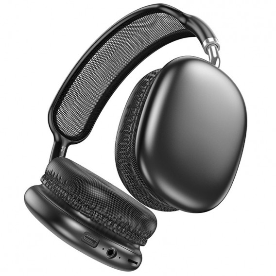 Накладні бездротові навушники Borofone BO22 Plus Elegant Deep space gray