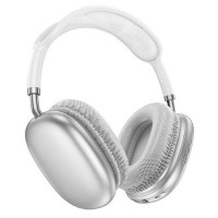 Беспроводные накладные наушники Borofone BO22 Plus Elegant Silver