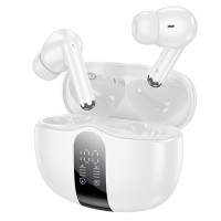 Беспроводные TWS наушники Borofone FQ3 Soulmate ANC+ENC White