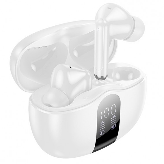 Бездротові TWS навушники Borofone FQ3 Soulmate ANC+ENC White