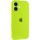 Чехол Silicone Case Full Camera Protective (AA) Apple iPhone 16 (6.1") Кислотно-зеленый / Acid Green