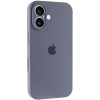 Чохол Silicone Case Full Camera Protective (AA) для Apple iPhone 16 (6.1") Сірий / Lavender Gray