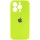 Чехол Silicone Case Full Camera Protective (AA) Apple iPhone 16 Pro (6.3") Кислотно-зеленый / Acid Green