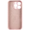 Чохол Silicone Case Full Camera Protective (AA) для Apple iPhone 16 Pro (6.3") Рожевий / Chalk Pink