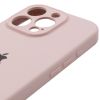 Чохол Silicone Case Full Camera Protective (AA) для Apple iPhone 16 Pro (6.3") Рожевий / Chalk Pink