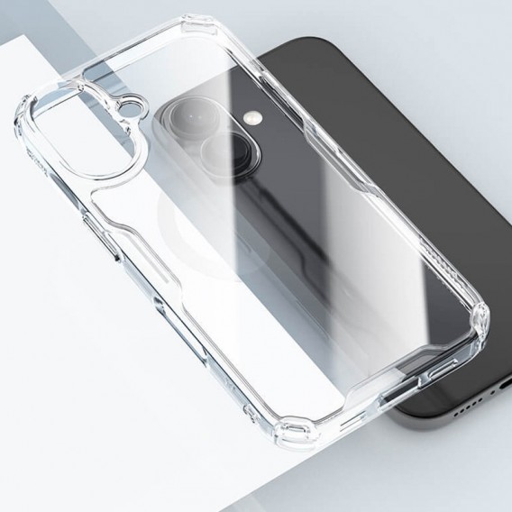 TPU чохол Nillkin Nature Pro Series для Apple iPhone 16 Plus (6.7") Безбарвний (прозорий)