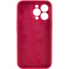 Чохол Silicone Case Full Camera Protective (AA) NO LOGO для Apple iPhone 16 Pro Max (6.9") Червоний / Rose Red