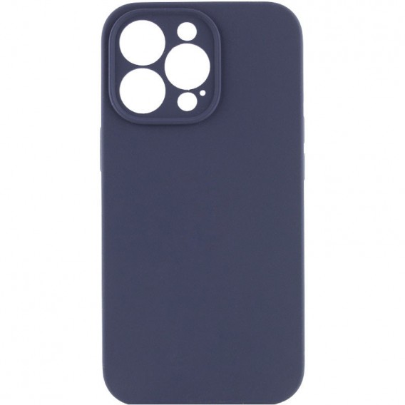 Чохол Silicone Case Full Camera Protective (AA) NO LOGO для Apple iPhone 16 Pro Max (6.9") Темно-синій / Midnight blue