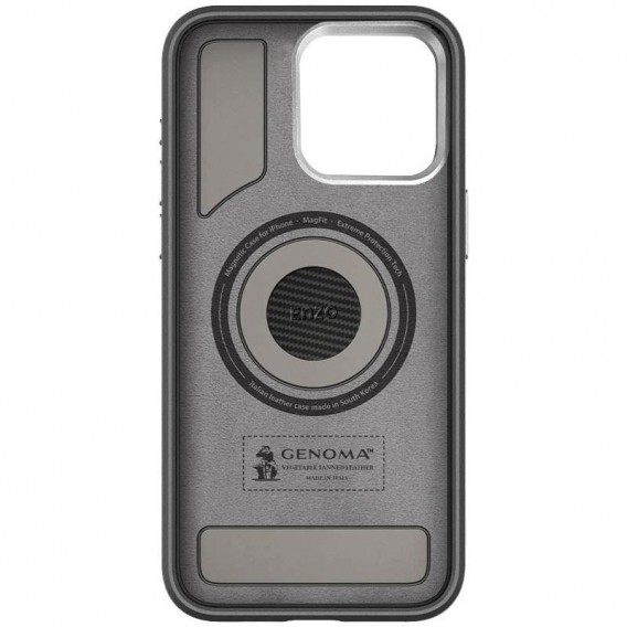 Чохол SGP PC+Leather with MagSafe для Apple iPhone 14 (6.1") Carbon