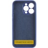 Чохол Silicone Case Full Camera Protective (AA) NO LOGO для Apple iPhone 16 (6.1") Синій / Deep navy