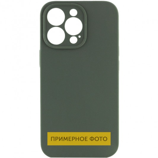 Чохол Silicone Case Full Camera Protective (AA) NO LOGO для Apple iPhone 16 (6.1") Зелений / Cyprus Green