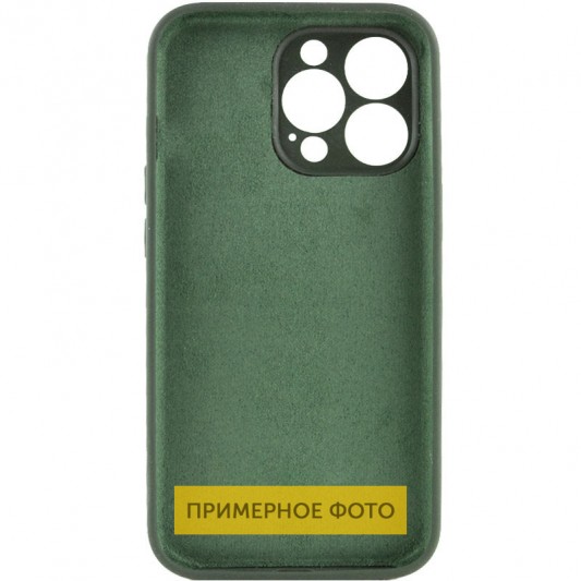 Чохол Silicone Case Full Camera Protective (AA) NO LOGO для Apple iPhone 16 (6.1") Зелений / Cyprus Green - зображення 1 