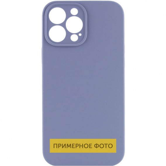 Чохол Silicone Case Full Camera Protective (AA) NO LOGO для Apple iPhone 16 (6.1") Сірий / Lavender Gray