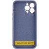 Чохол Silicone Case Full Camera Protective (AA) NO LOGO для Apple iPhone 16 (6.1") Сірий / Lavender Gray
