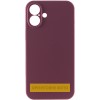 Чохол для iPhone 16 Silicone Case Full Protective (Plum)