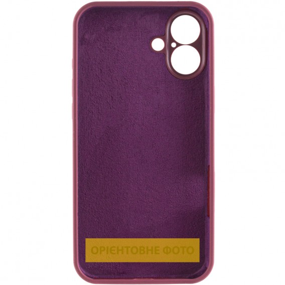 Чохол для iPhone 16 Silicone Case Full Protective (Plum)