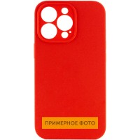 Чехол Silicone Case Full Camera Protective (AA) NO LOGO для Apple iPhone 16 (6.1") Красный / Red