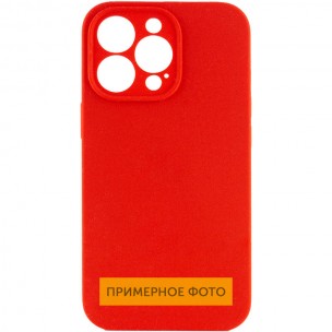 Чехол Silicone Case Full Camera Protective (AA) NO LOGO для Apple iPhone 16 (6.1") Красный / Red