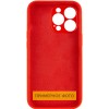 Чохол Silicone Case Full Camera Protective (AA) NO LOGO для Apple iPhone 16 (6.1") Червоний / Red