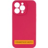 Чохол Silicone Case Full Camera Protective (AA) NO LOGO для Apple iPhone 16 Plus (6.7") Червоний / Rose Red