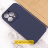 Чохол Silicone Case Full Camera Protective (AA) NO LOGO для Apple iPhone 16 Plus (6.7") Темно-синій / Midnight blue