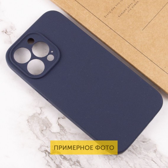 Чохол Silicone Case Full Camera Protective (AA) NO LOGO для Apple iPhone 16 Plus (6.7") Темно-синій / Midnight blue