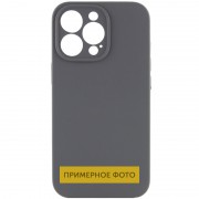 Чохол Silicone Case Full Camera Protective (AA) NO LOGO для Apple iPhone 16 Plus (6.7") Сірий / Dark Gray