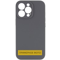 Чохол Silicone Case Full Camera Protective (AA) NO LOGO для Apple iPhone 16 Plus (6.7") Сірий / Dark Gray