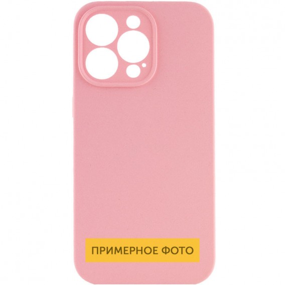 Чохол Silicone Case Full Camera Protective (AA) NO LOGO для Apple iPhone 16 Plus (6.7") Рожевий / Light pink