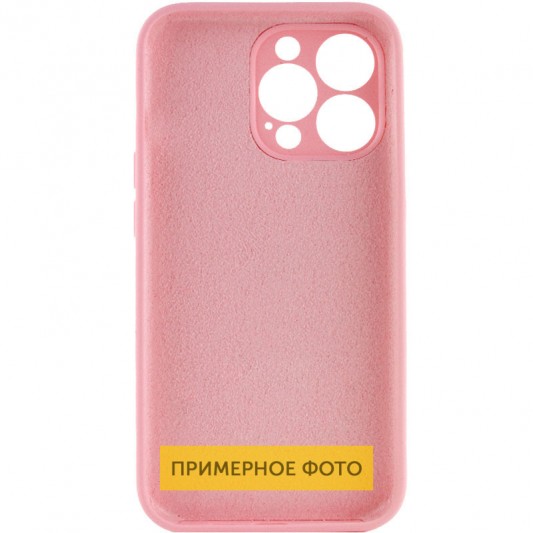 Чохол Silicone Case Full Camera Protective (AA) NO LOGO для Apple iPhone 16 Plus (6.7") Рожевий / Light pink - зображення 1 
