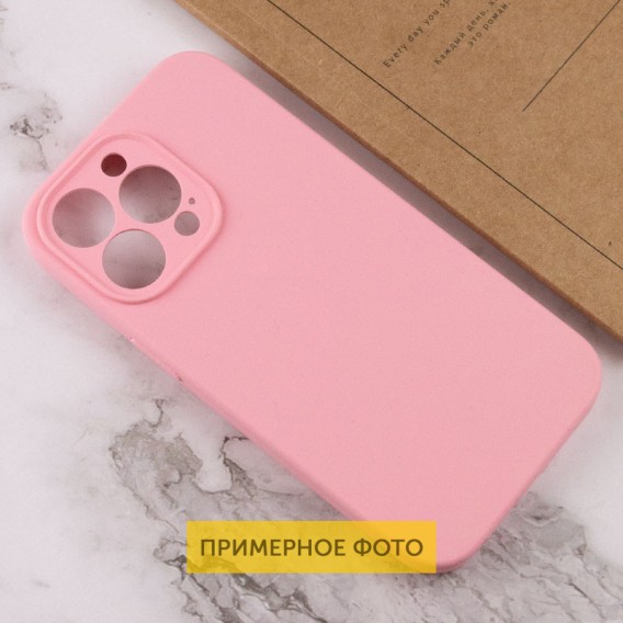 Чохол Silicone Case Full Camera Protective (AA) NO LOGO для Apple iPhone 16 Plus (6.7") Рожевий / Light pink