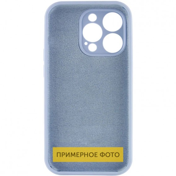 Чохол Silicone Case Full Camera Protective (AA) NO LOGO для Apple iPhone 16 Plus (6.7") Блакитний / Lilac Blue