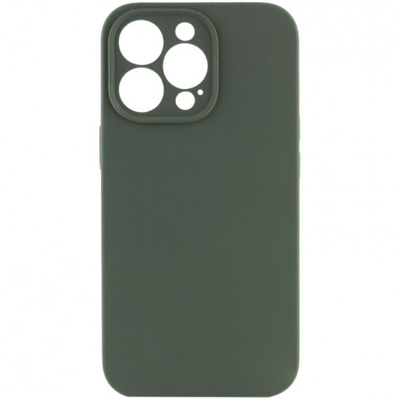 Чохол Silicone Case Full Camera Protective (AA) NO LOGO для Apple iPhone 16 Pro (6.3") Зелений / Cyprus Green