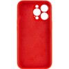 Чохол Silicone Case Full Camera Protective (AA) NO LOGO для Apple iPhone 16 Pro (6.3") Червоний / Red
