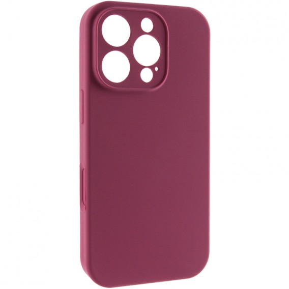 Чохол для iPhone 16 Pro Silicone Case Full Protective (Plum)