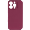 Чохол для iPhone 16 Pro Silicone Case Full Protective (Plum)