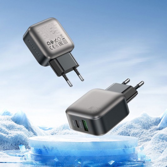 МЗП Borofone BAS54A Absolute PD20W+QC3.0 (1USB-A/1C) Black - зображення 2 