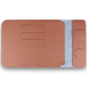 Підставка-чохол для ноутбуку STAND JD-S101 з БЗП 4in1 15W (15-16'') Brown Підставка-чохол для ноутбуку STAND JD-S101 з БЗП 4in1 15W (15-16'') Brown