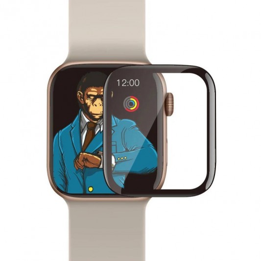 Полімерна 3D плівка Blueo High-Molecule для Apple Watch 7/8/9 45mm (+ аппликатор) Чорний