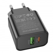 МЗП Borofone BA88A Navy PD20W+QC3.0 (1USB-A/1C) Black