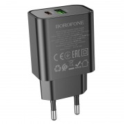 МЗП Borofone BA88A Navy PD20W+QC3.0 (1USB-A/1C) Black