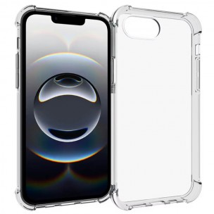 TPU чехол GETMAN Ease logo усиленные углы для Apple iPhone 16e (6.1") Бесцветный (прозрачный)