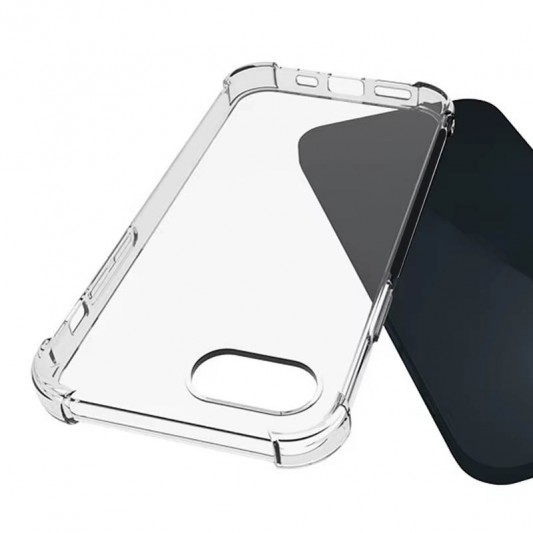 TPU чохол GETMAN Ease logo посилені кути для Apple iPhone 16e (6.1") Безбарвний (прозорий) - зображення 3 