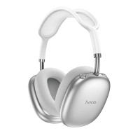 Накладные беспроводные наушники Hoco W55 Plus Happiness ANC noise reduction Silver