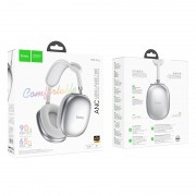 Накладні бездротові навушники Hoco W55 Plus Happiness ANC noise reduction Silver