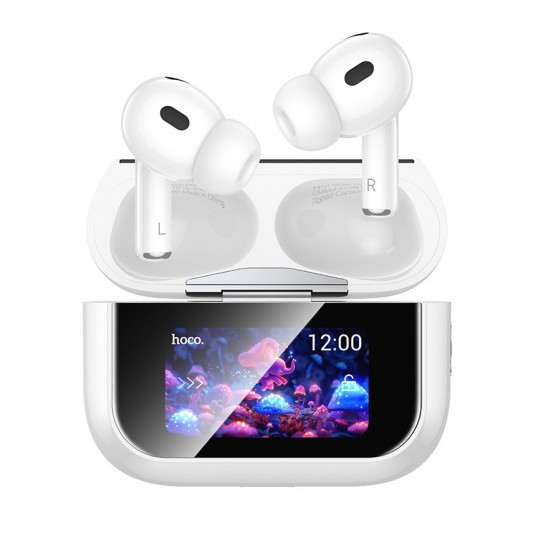 Бездротові TWS навушники Hoco EW79 Bright with Touch Screen ANC White