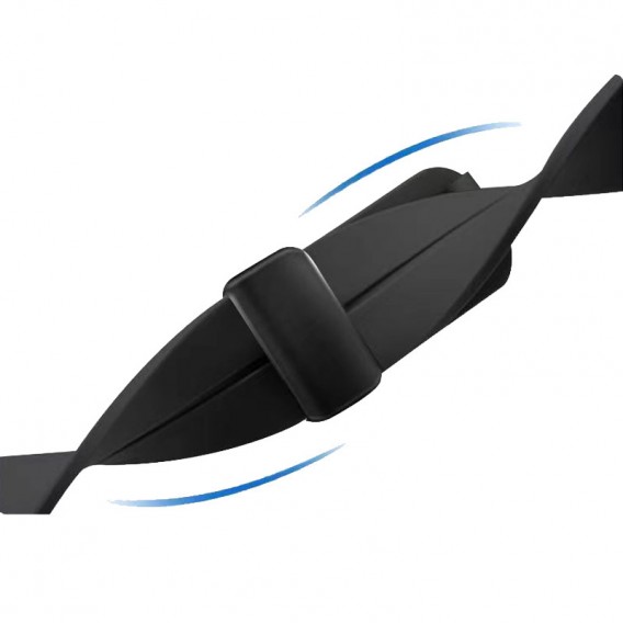 Ремінець Line Magnetic для Xiaomi Mi Band 9/8/10 Чорний / Black