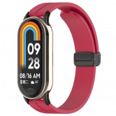 Ремінець Line Magnetic для Xiaomi Mi Band 9/8/10 Червоний / Red Ремінець Line Magnetic для Xiaomi Mi Band 9/8/10 Червоний / Red